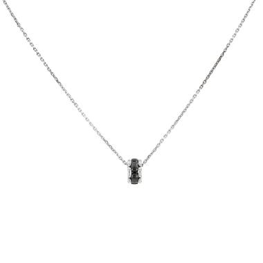 Collier souple Chanel Ultra en or blanc et céramique