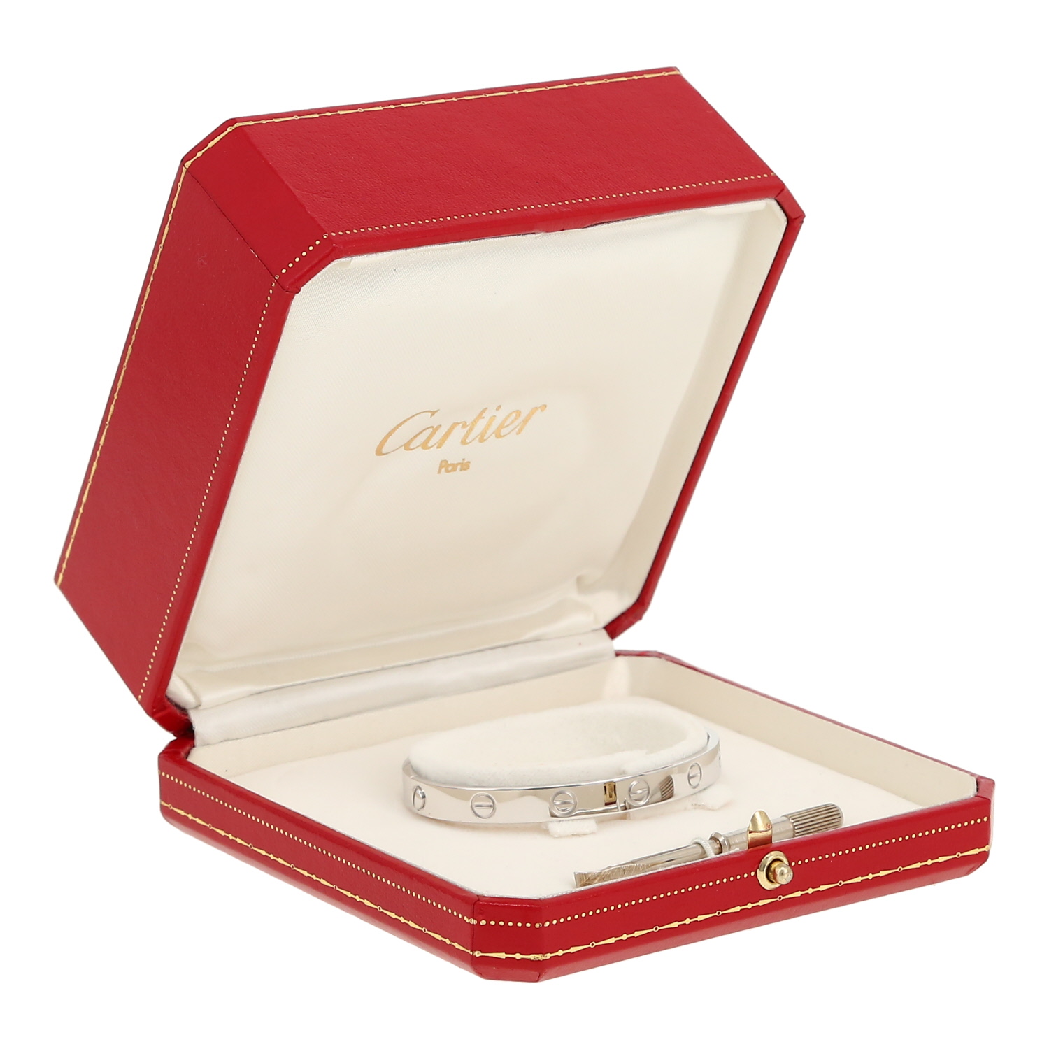 Cartier Love bracelet in white gold