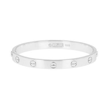 Cartier Love bracelet in white gold, size 16