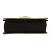 Sac bandoulière Chanel  Boy moyen modèle  en toile grise jaune et noire - Detail D1 thumbnail