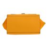 Celine  Trapeze handbag  in yellow leather  and yellow Veau velours - Detail D1 thumbnail