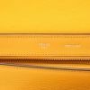 Sac à main Celine  Trapeze en cuir jaune et Veau velours jaune - Detail D2 thumbnail