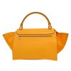 Sac à main Celine  Trapeze en cuir jaune et Veau velours jaune - Detail D4 thumbnail