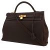Sac à main Hermès  Kelly 40 cm en cuir togo marron - 00pp thumbnail