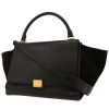 Borsa Celine  Trapeze in pelle nera e Veau velours nero - 00pp thumbnail