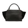 Borsa Celine  Trapeze in pelle nera e Veau velours nero - Detail D4 thumbnail