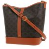 Celine  Seau medium model  shoulder bag  monogram canvas  and brown leather - 00pp thumbnail