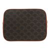 Celine  Seau medium model  shoulder bag  monogram canvas  and brown leather - Detail D1 thumbnail