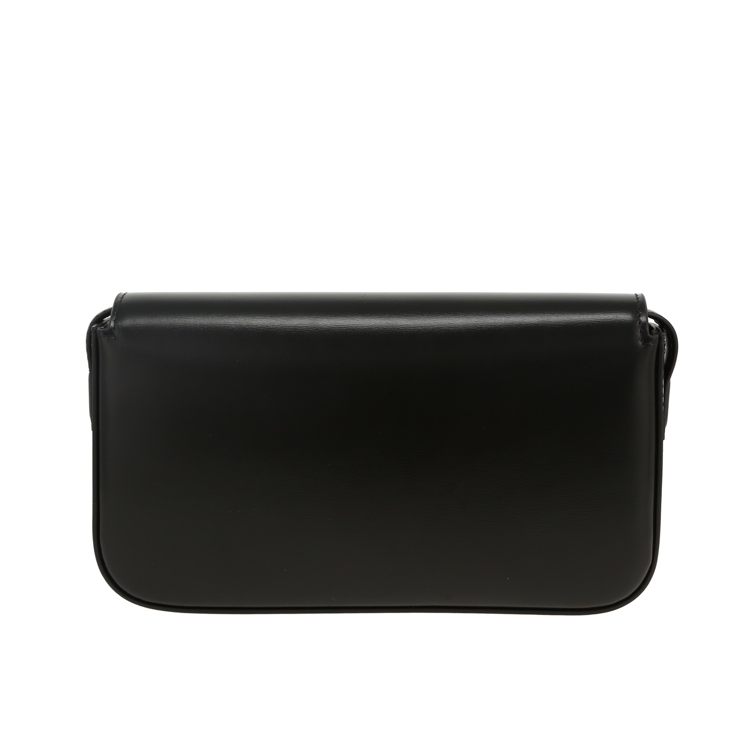 Bolso de mano Celine  Claude en cuero negro - Detail D4