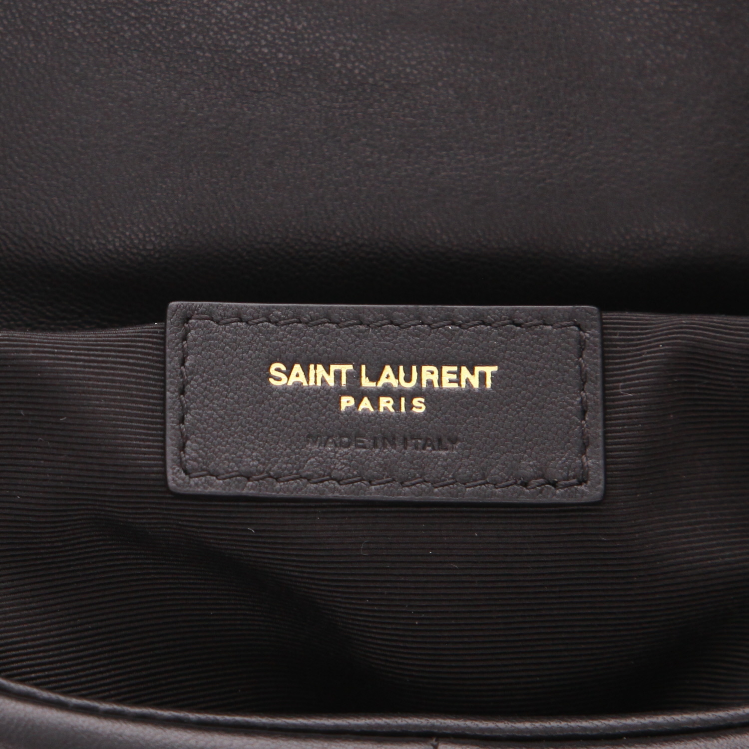 Borsa a tracolla Saint Laurent  Puffer Toy in pelle trapuntata nera - Detail D2