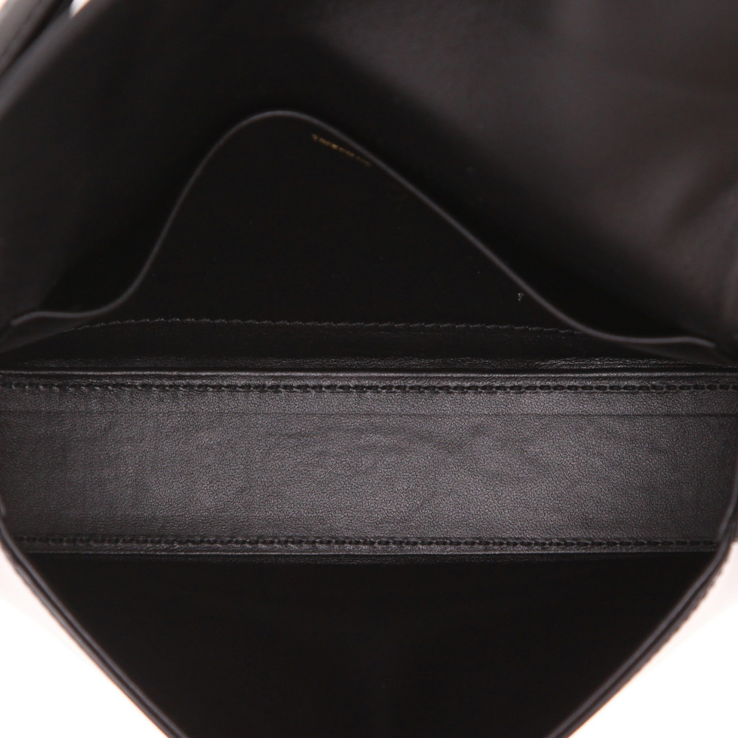 Sac à main Celine  Claude en cuir noir - Detail D3