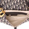 Bolso de mano Dior  Saddle en lona Monogram Oblique azul marino - Detail D3 thumbnail