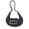 Fendi  Cookie mini  handbag  in blue denim canvas - 00pp thumbnail