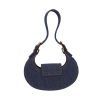 Fendi  Cookie mini  handbag  in blue denim canvas - Detail D4 thumbnail