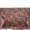 Olympia Le-Tan The Last Tycoon pouch  in navy blue canvas - Detail D4 thumbnail