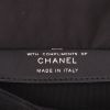 Chanel   shopping bag  in grey, black and white canvas  and black jersey - Detail D2 thumbnail