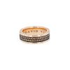 David Yurman Streamline ring in pink gold and diamonds - 00pp thumbnail