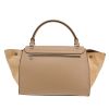 Celine  Trapeze handbag  in beige leather  and beige Veau velours - Detail D4 thumbnail