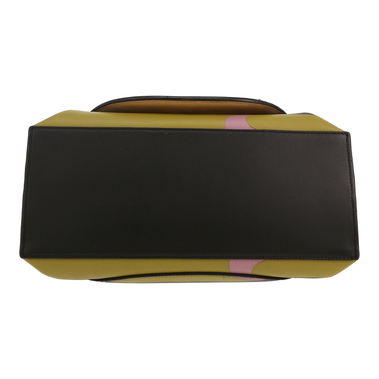 Loewe  Gate Top Handle handbag  in multicolor leather  and black leather - Detail D1