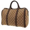 Gucci  Boston handbag  in beige "sûpreme GG" canvas  and brown leather - 00pp thumbnail