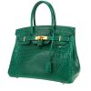 Sac à main Hermès  Birkin 30 cm en crocodile niloticus Vert Emeraude - 00pp thumbnail