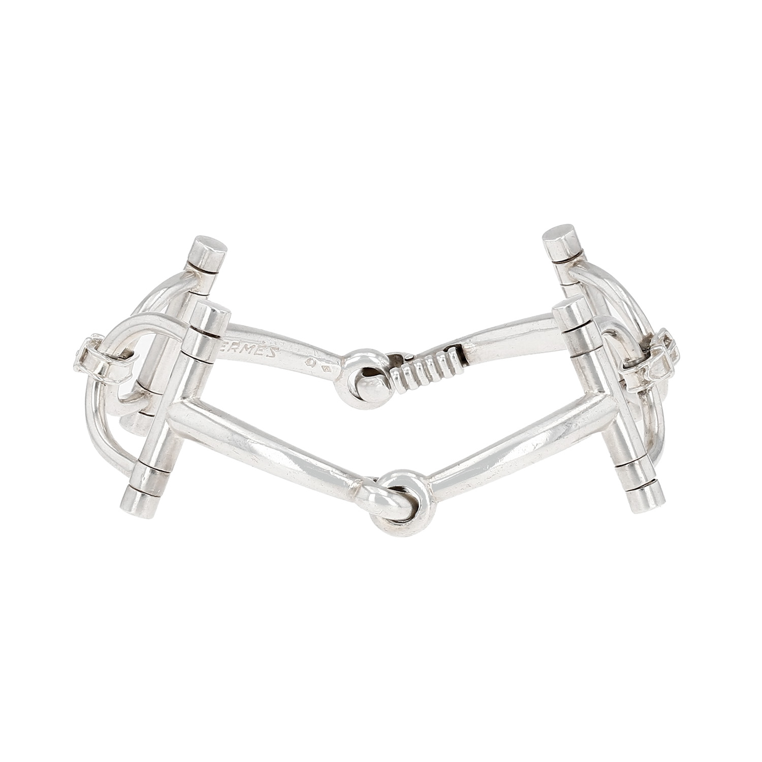 Bracciale mobile Hermès Mors in argento