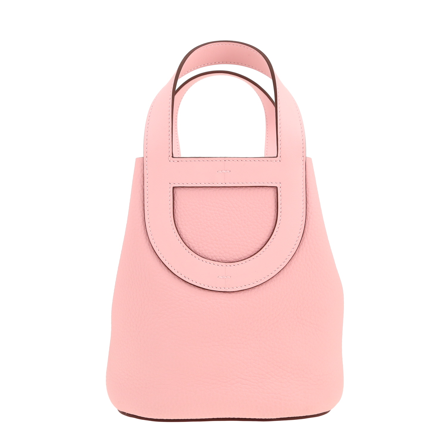 Bolso de mano Hermès In-The-Loop en cuero taurillon clémence Rose Sakura - Detail D5