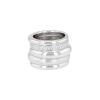 Bague Pomellato Tubolare en or blanc et diamants - 00pp thumbnail