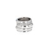 Bague Pomellato Tubolare en or blanc et diamants - 360 thumbnail