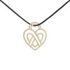 Pendentif Poiray Coeur Fil grand modèle en or jaune et diamants - 00pp thumbnail