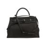 Hermès  Kelly Flat handbag  in black Swift leather - 360 thumbnail