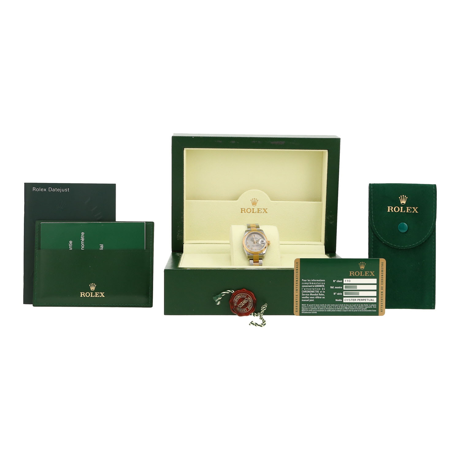 Reloj Rolex Datejust Lady de oro y acero Ref: Rolex - 179173  Circa 2010 - Detail D2