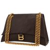 Sac à main Balenciaga  Hourglass en cuir marron - 00pp thumbnail