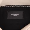 Borsa a tracolla Saint Laurent  Puffer modello piccolo  in pelle trapuntata a zigzag bianco sporco - Detail D2 thumbnail