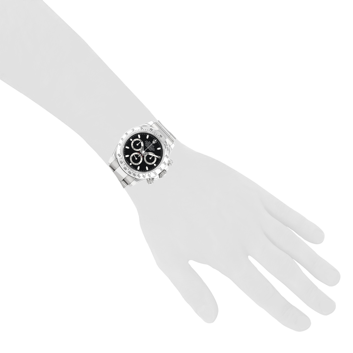 Rolex Daytona Automatique  in stainless steel Ref: Rolex - 116520  Circa 2007 - Detail D1