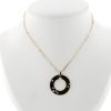 Pendentif Dinh Van Cible grand modèle en or jaune et diamants - 360 thumbnail