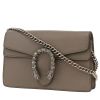 Sac bandoulière Gucci  Dionysus en cuir gris - 00pp thumbnail