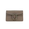 Sac bandoulière Gucci  Dionysus en cuir gris - 360 thumbnail
