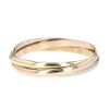 Bracelet Cartier Trinity en or rose, or jaune et or blanc - 360 thumbnail