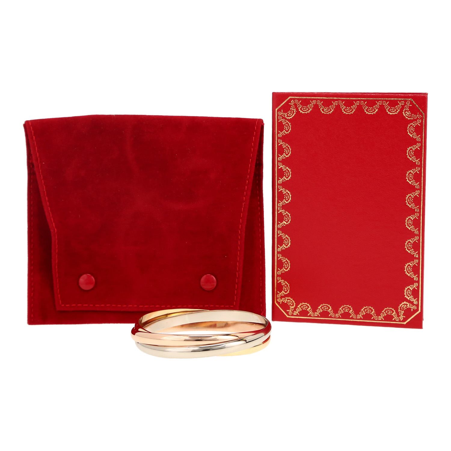 Cartier Trinity bracelet in pink gold, yellow gold and white gold