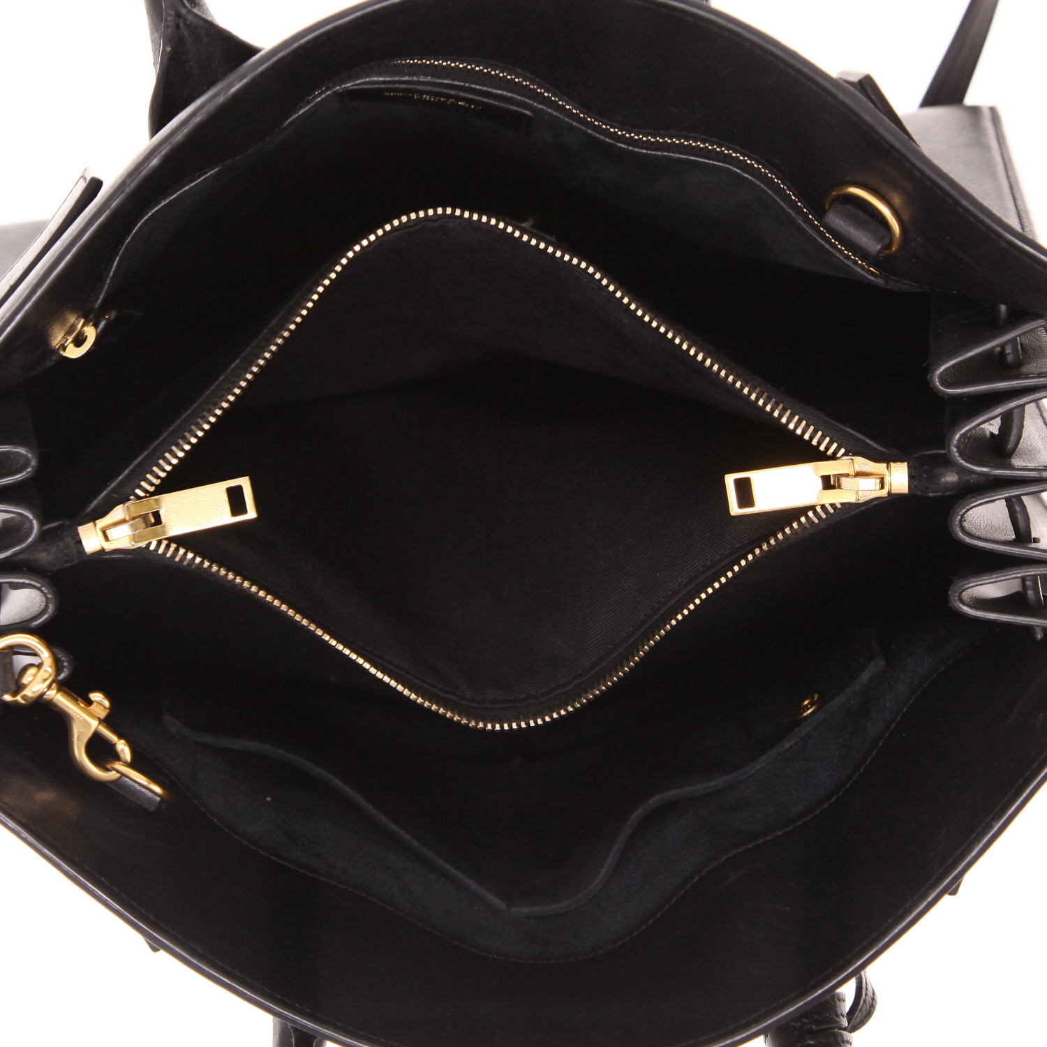 Borsa Saint Laurent  Sac de jour modello piccolo  in pelle nera - Detail D3