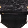 Bolso bandolera Saint Laurent  Satchel en cuero negro - Detail D3 thumbnail