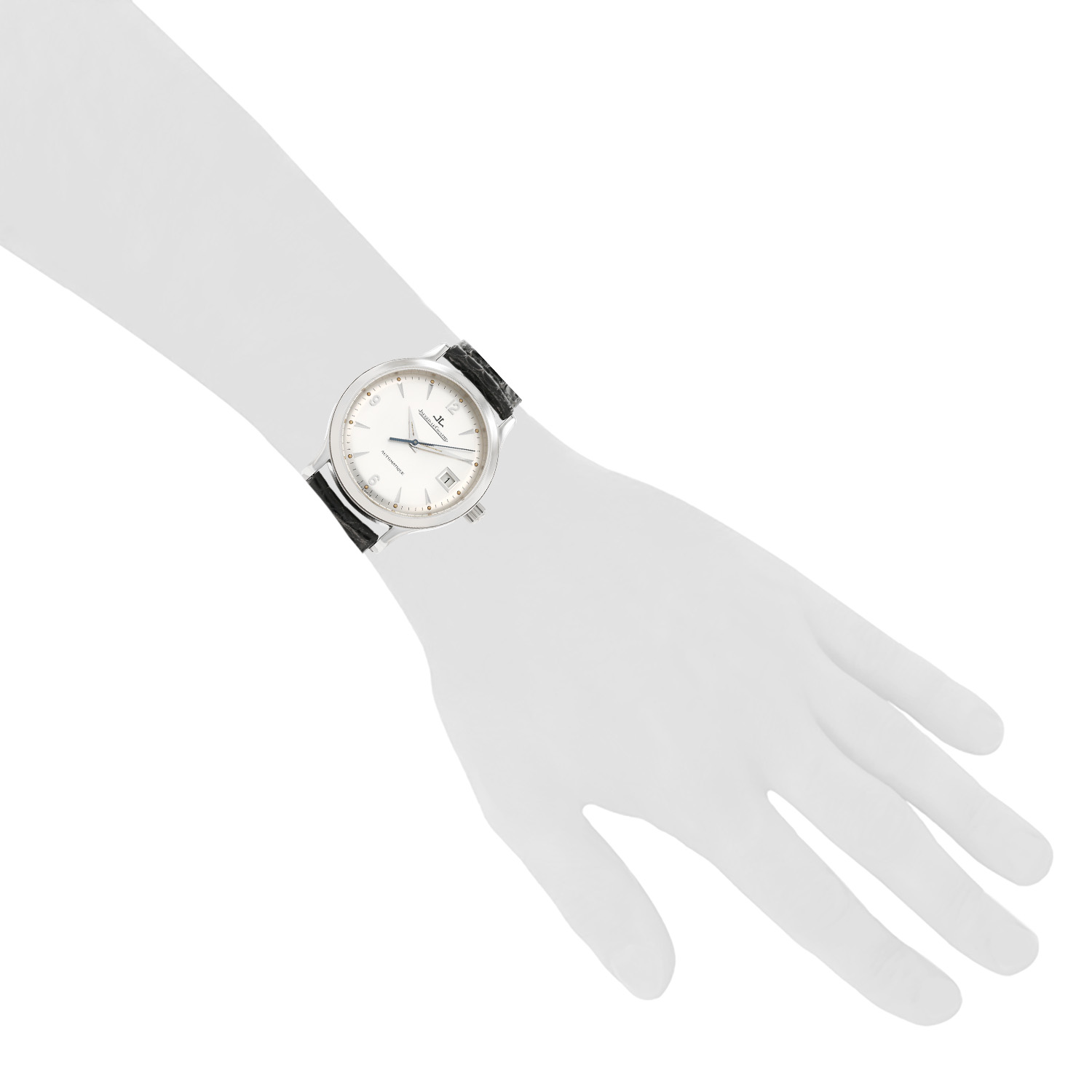 Montre Jaeger-LeCoultre Master Control en acier Ref: Jaeger Lecoultre - 140889  Vers 1990 - Detail D1
