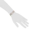 Cartier Tank Française  in gold and stainless steel Ref: Cartier - 2384  Circa 2000 - Detail D1 thumbnail