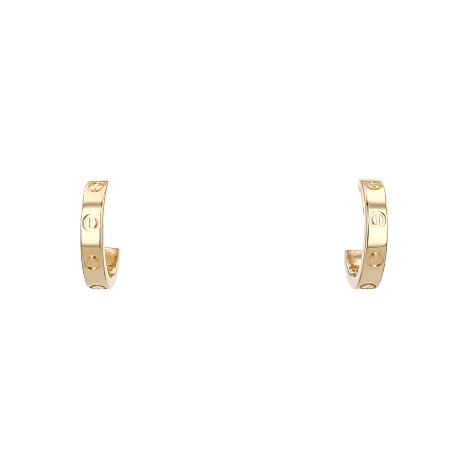 Cartier Love earrings in yellow gold