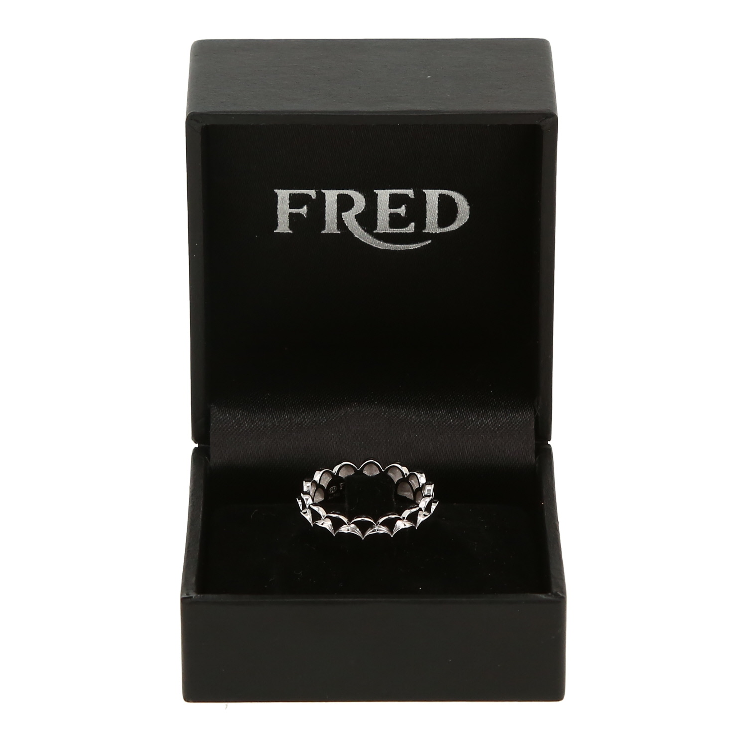 Fred Une île d'or ring in white gold - Detail D2