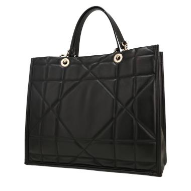Bolso Cabás Dior  Essential modelo grande  en cuero negro