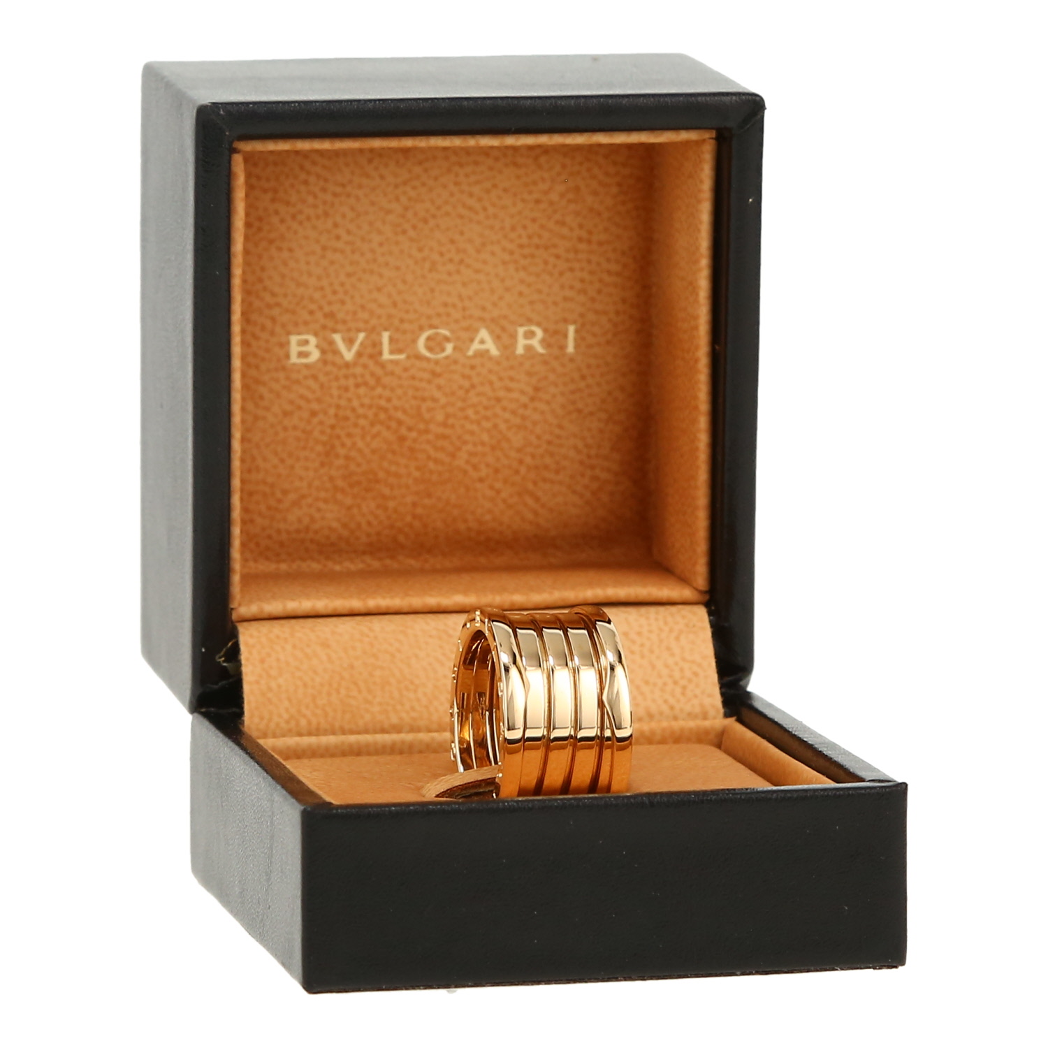 Anello Bulgari B.Zero1 modello grande in oro giallo - Detail D2