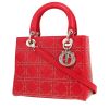 Borsa Dior  Lady Dior in pelle rossa - 00pp thumbnail