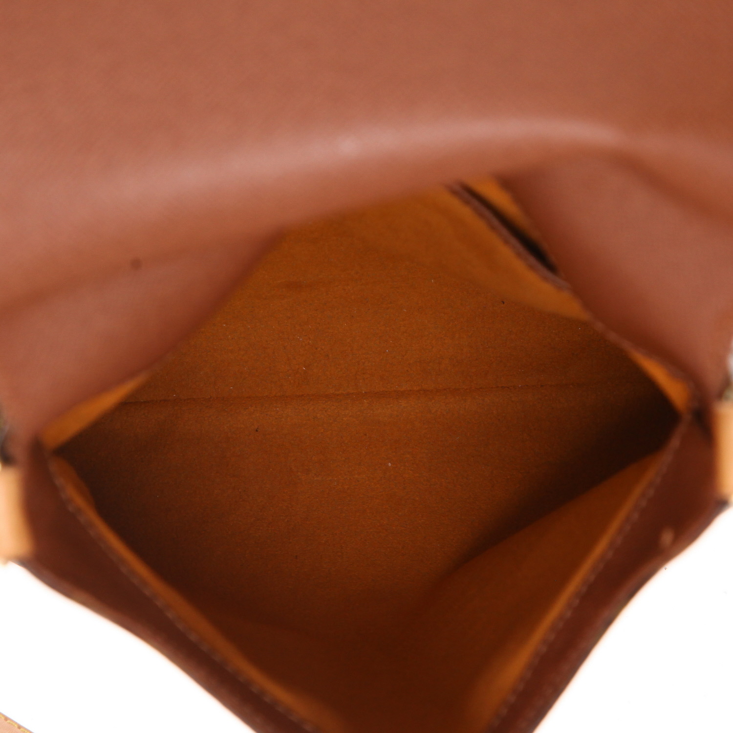 Louis Vuitton  Musette shoulder bag  in brown monogram canvas  and natural leather - Detail D3